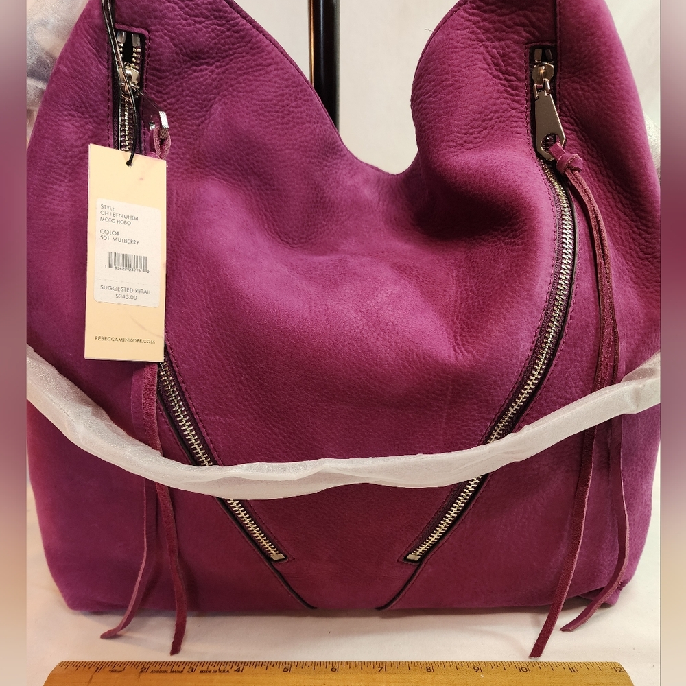 Rebecca Minkoff Vibrant Purple Hobo Bag